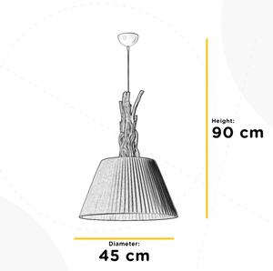 ONLI - Lampadario a sospensione con filo WOODY 1xE27/22W/230V
