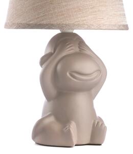 ONLI - Lampada da tavolo MONKEY 1xE14/6W/230V marrone