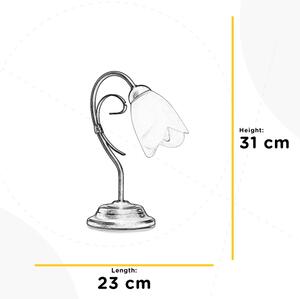 ONLI - Lampada da tavolo ODINO 1xE14/6W/230V 30 cm
