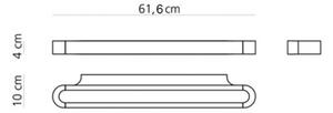 Artemide AR 1913040A - Applique LED da parete TALO 60 LED/25W/230V