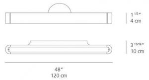 Artemide AR 1917020A - Applique a LED TALO 120 LED/51W/230V