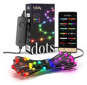 Twinkly TWD060STP-B - LED RGB Striscia dimmerabile DOTS 60xLED 3 m Wi-Fi USB