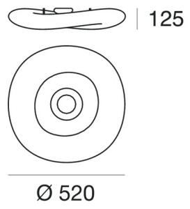 Linea Light 8006 - Plafoniera LED dimmerabile MR. MAGOO LED/23W/230V