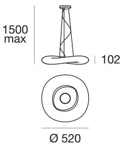 Linea Light 8005 - Lampadario a sospensione con filo LED dimmerabile MR. MAGOO LED/23W/230V
