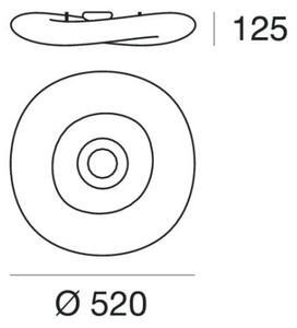 Linea Light 8006 - Plafoniera LED dimmerabile MR. MAGOO LED/23W/230V