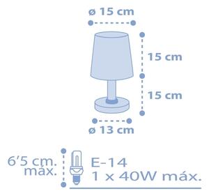 Dalber 82211T - Lampada per bambini STAR LIGHT 1xE14/40W/230V blu