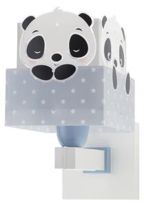 Dalber 63169T - Applique per bambini PANDA 1xE27/60W/230V blu