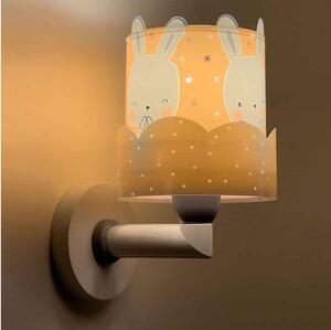 Dalber 61159S - Applique per bambini BUNNY 1xE27/60W/230V arancio