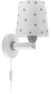 Dalber 82219B - Applique per bambini STAR LIGHT 1xE27/60W/230V bianco