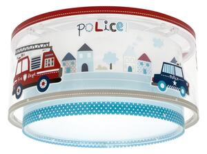 Dalber 60616 - Plafoniera per bambini POLICE 2xE27/60W/230V
