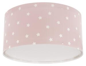 Dalber 82216S - Plafoniera per bambini STAR LIGHT 2xE27/60W/230V rosa