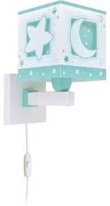 Dalber 63239H - Applique per bambini MOONLIGHT 1xE27/15W/230V verde