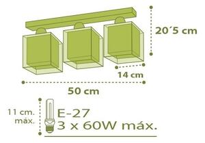 Dalber D-11673 - Plafoniera per bambini MY SWEET HOME 3xE27/60W/230V