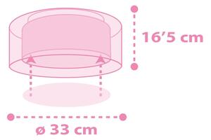 Dalber 41596 - Plafoniera per bambini UNICORNS 2xE27/60W/230V