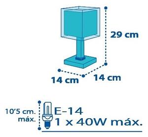 Dalber D-43421 - Piccola lampada per bambini PETIT MARIN 1xE14/40W/230V