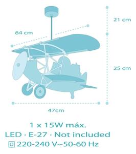 Dalber 54602 - Lampadario per bambini LITTLE LION 1xE27/15W/230V