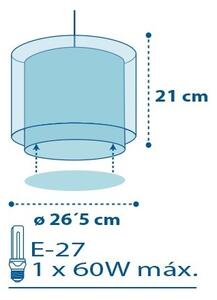 Dalber D-60612 - Lampadario per bambini POLIZIA 1xE27/60W/230V