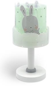 Dalber 61151H - Lampada per bambini BUNNY 1xE14/40W/230V verde