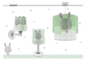 Dalber 61151H - Lampada per bambini BUNNY 1xE14/40W/230V verde