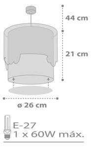 Dalber 61682 - Lampadario per bambini BABY TRAVEL 1xE27/60W/230V