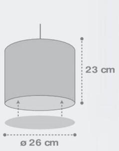 Dalber 62012S - Lampadario per bambini SWEET DREAMS 1xE27/60W/230V