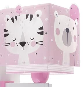 Dalber 63119S - Applique per bambini JUNGLE 1xE27/15W/230V rosa