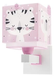 Dalber 63119S - Applique per bambini JUNGLE 1xE27/15W/230V rosa