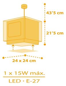 Dalber 63402 - Lampadario per bambini MY FARM 1xE27/15W/230V