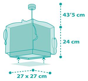 Dalber 63442 - Lampadario per bambini MERMAIDS 1xE27/60W/230V