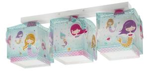 Dalber 63443 - Plafoniera per bambini MERMAIDS 3xE27/60W/230V