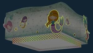 Dalber 63446 - Plafoniera per bambini MERMAIDS 2xE27/60W/230V