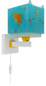 Dalber 64389 - Applique per bambini LITTLE DRAGON 1xE27/15W/230V