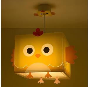 Dalber 64642 - Lampadario per bambini LITTLE CHICKEN 1xE27/15W/230V