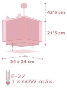 Dalber 64582 - Lampadario per bambini LITTLE FOX 1xE27/60W/230V