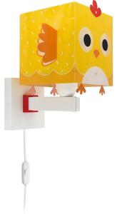 Dalber 64649 - Applique per bambini LITTLE CHICKEN 1xE27/15W/230V