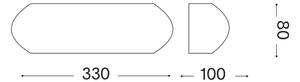 Ideal Lux - Applique da esterno GIOVE 1xE27/60W/230V IP54 marrone
