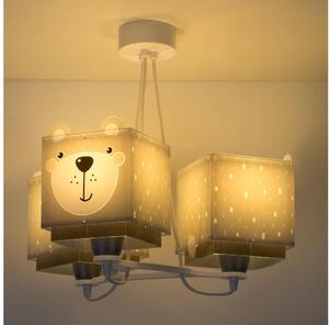 Dalber 64577 - Lampadario per bambini LITTLE TEDDY 3xE27/60W/230V