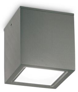 Ideal Lux - Faretto da esterno TECHO 1xGU10/20W/230V 9x9 cm IP54 antracite