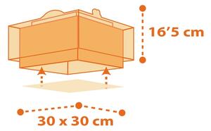 Dalber 73456 - Plafoniera per bambini DINOS 2xE27/60W/230V