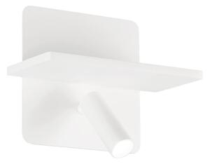 Ideal Lux - Faretto da parete LED PIANO LED/10W/230V CRI 90 USB bianco
