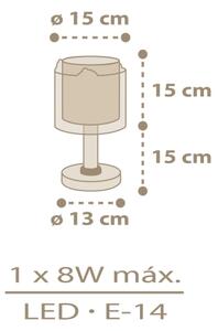 Dalber 76871 - Lampada per bambini BABY CHICK 1xE14/8W/230V