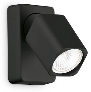 Ideal Lux - Faretto da parete LED RUDY 1xGU10/7W/230V CRI 90 nero