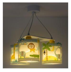 Dalber D-76114 - Lampadario per bambini MY LITTLE JUNGLE 3xE27/15W/230V