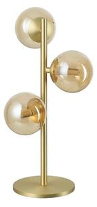 Ideal Lux - Lampada da tavolo LED PERLAGE 3xG9/3W/230V dorata/fumé beige