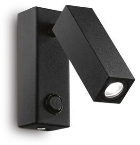 Ideal Lux - Faretto da parete LED PAGE LED/3W/230V CRI 90 nero