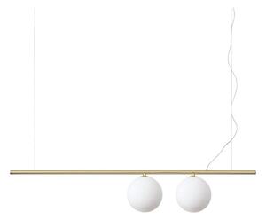 Ideal Lux - Lampadario LED a sospensione con cavo PERLINE 2xG9/3W/230V dorato