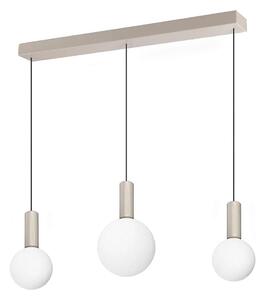 Ideal Lux - Lampadario LED sospeso con cavo ODEON LED/20W/230V CRI 90 beige/bianco