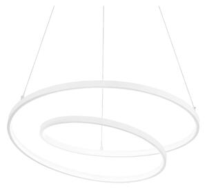 Ideal Lux - Lampada a sospensione dimmerabile su cavo OZ LED/48W/230V diam. 60 cm CRI 90 bianco