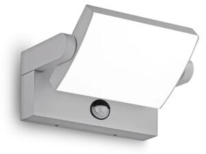 Ideal Lux -LED lampada da parete per esterni con sensore SWIPE LED/21W/230V CRI90 IP54 grigio