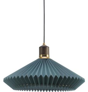 Halo Design 744275-Lampadario a cavo PARIS 1xE27/60W/230V diam. 56 cm blu/ottone/rovere